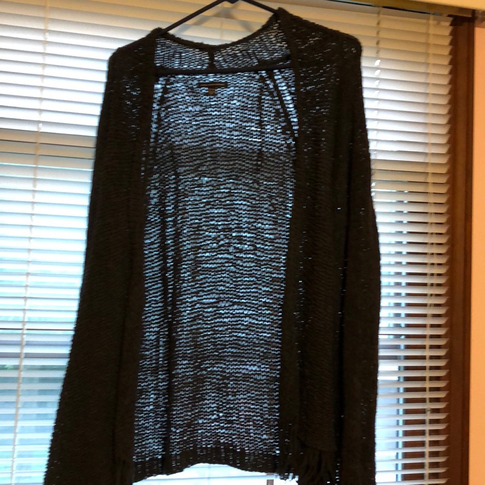 Open front sweater